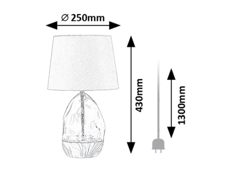 Stolové svietidlo Rabalux 74227 1x40W E27 230V IP20 biela
